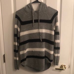 Quilted style hoodie